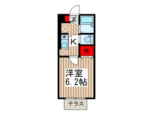 MIジュネス市川の物件間取画像